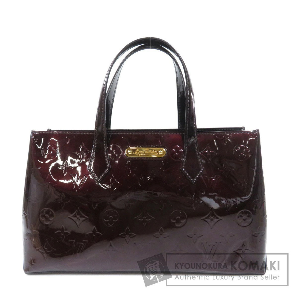 Louis Vuitton Wilshire Vernis Handbag Leather